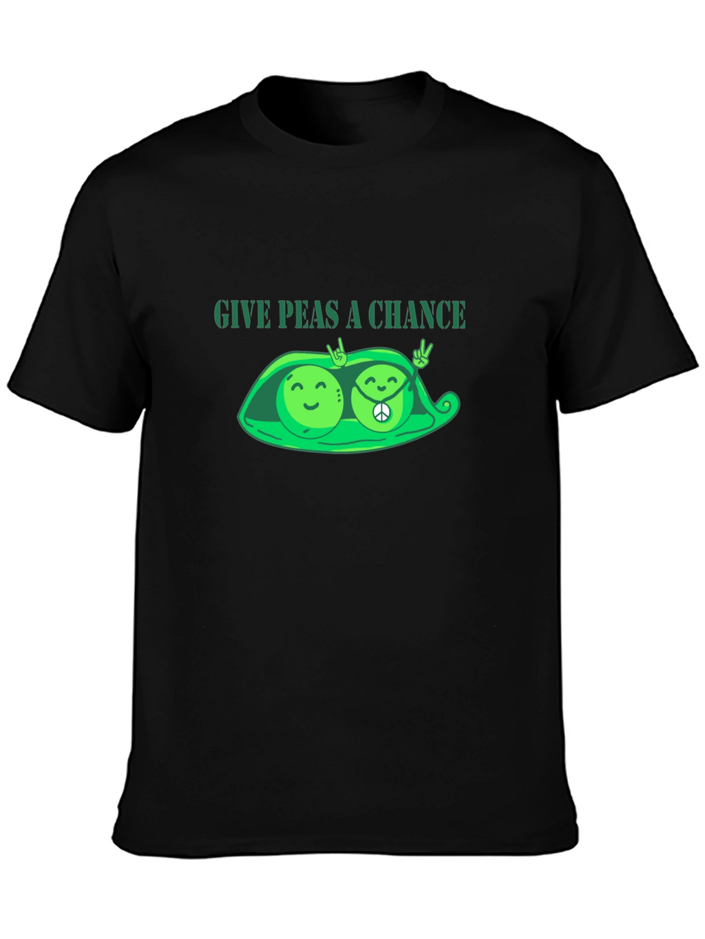 Give Peas a Chance T-Shirt - Peace & Love