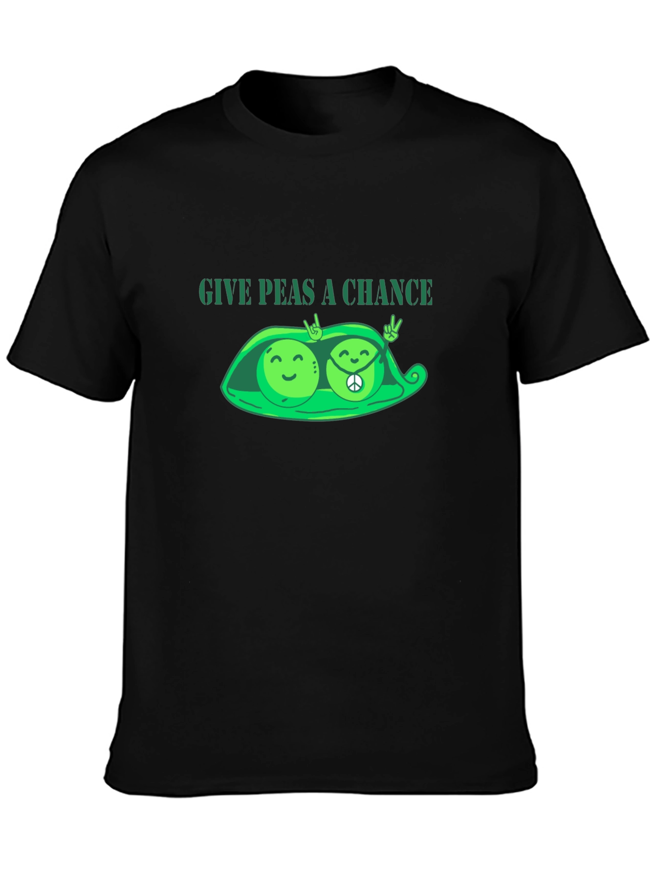 Give Peas a Chance T-Shirt - Peace & Love