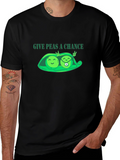 Give Peas a Chance T-Shirt - Peace & Love