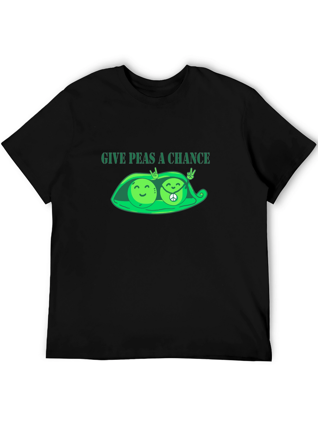 Give Peas a Chance T-Shirt - Peace & Love
