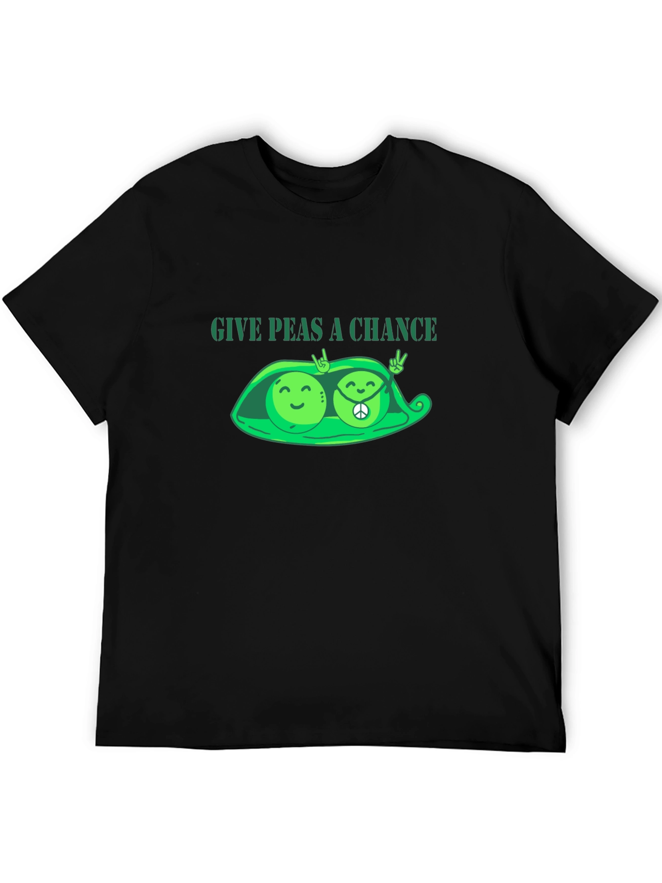 Give Peas a Chance T-Shirt - Peace & Love