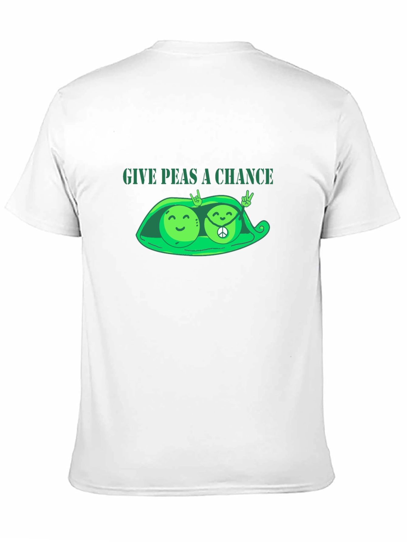 Give Peas a Chance T-Shirt - Peace & Love