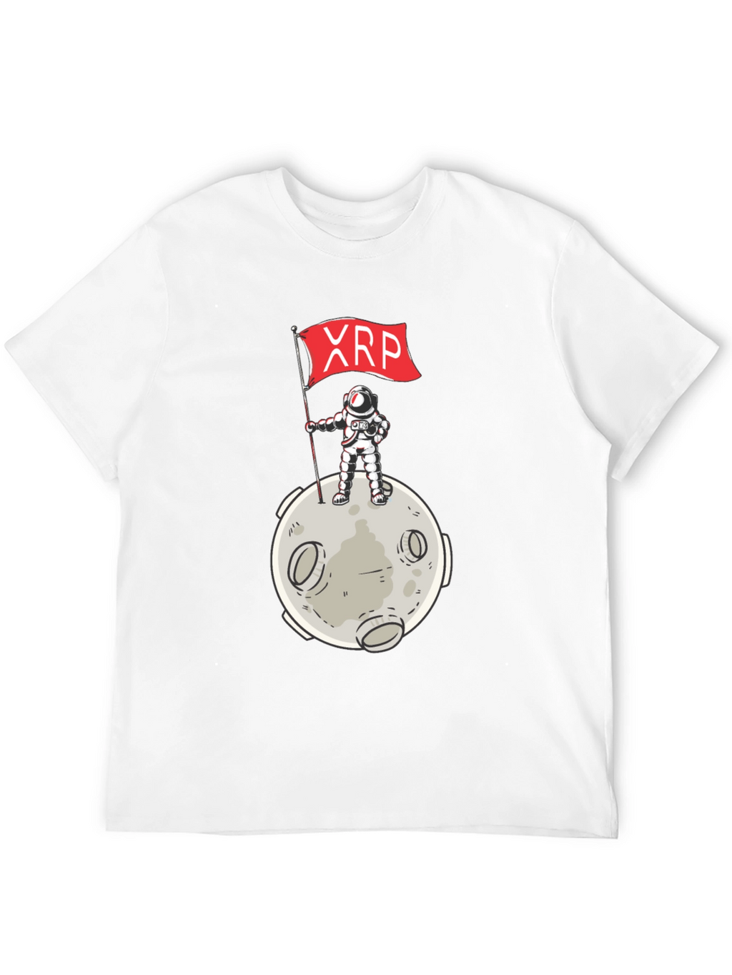 XRP Moon Landing T-Shirt - Crypto Astronaut