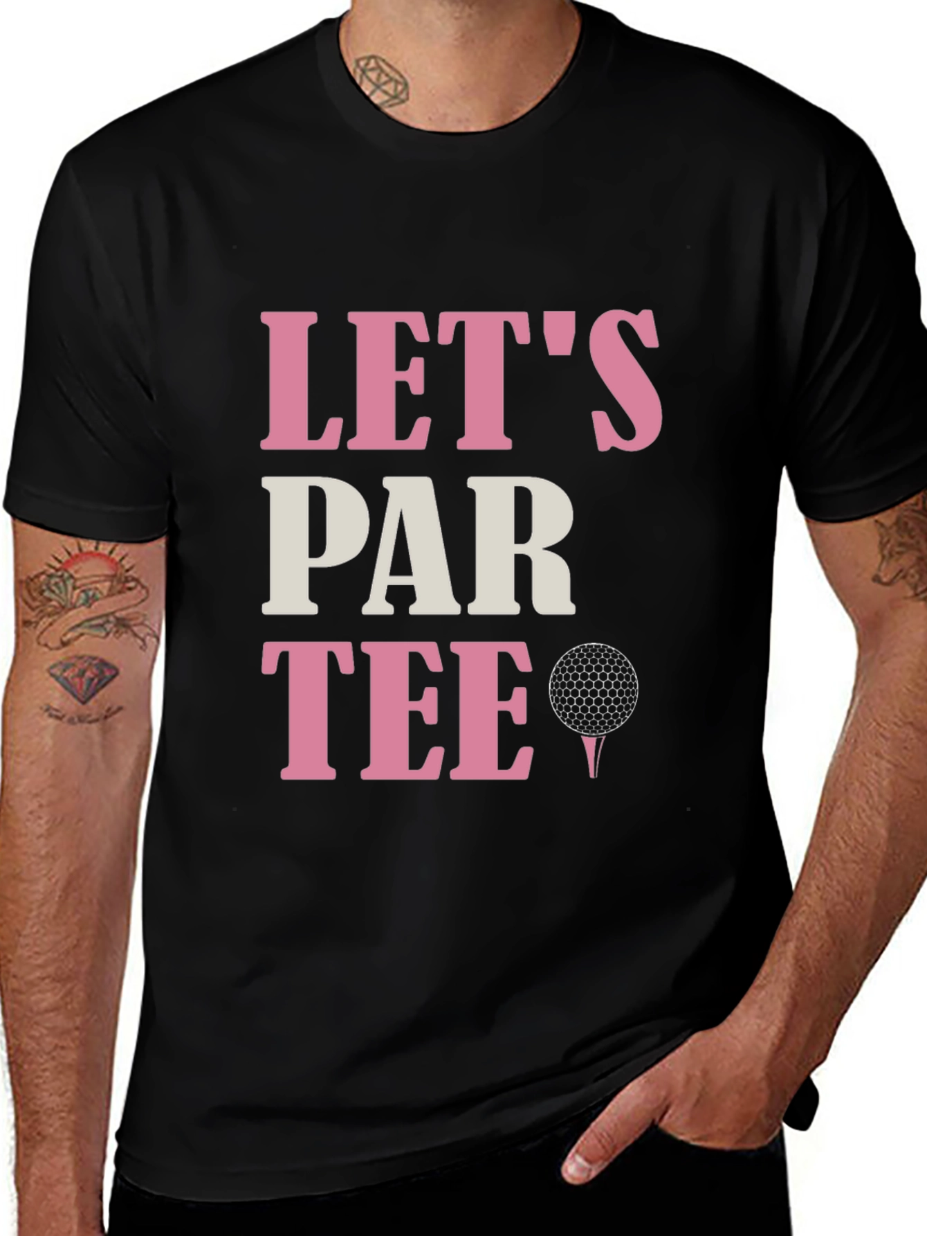 Lets Par Tee Golf T-Shirt - Fun Golfing Tee