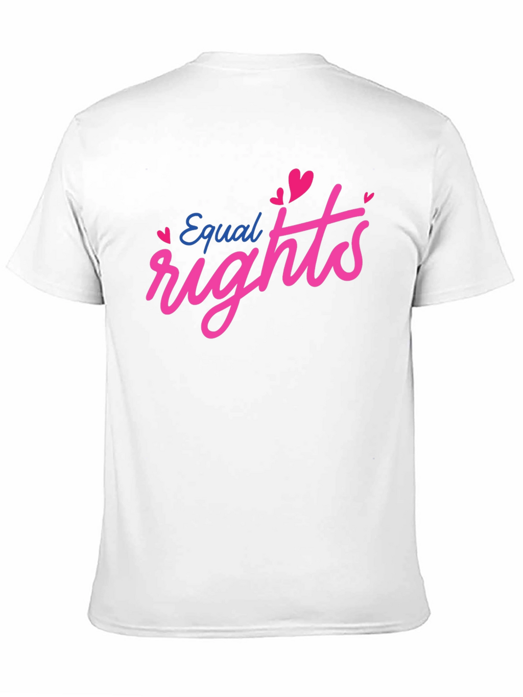 Equal Rights Heart Graphic Black T-Shirt
