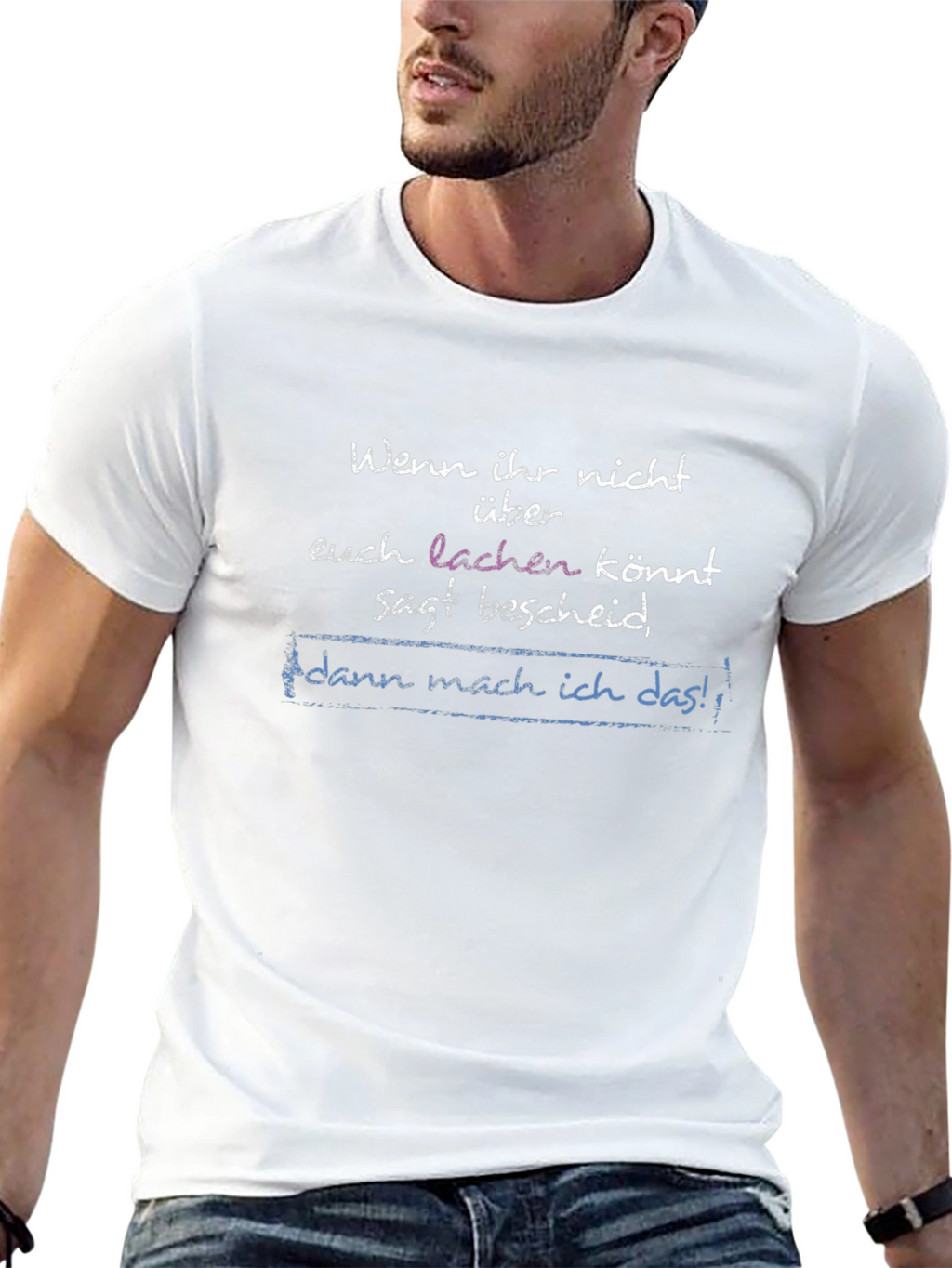 Humorous German Phrase T-Shirt - Black