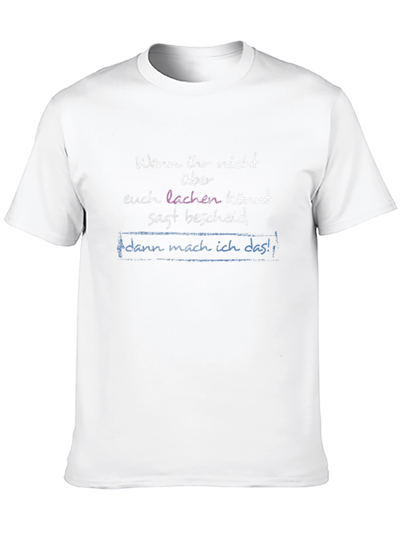 Humorous German Phrase T-Shirt - Black