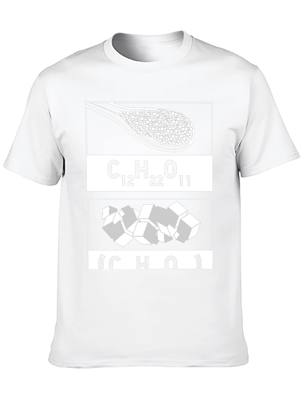 Sugar Molecule T-Shirt - Chemistry Humor Tee