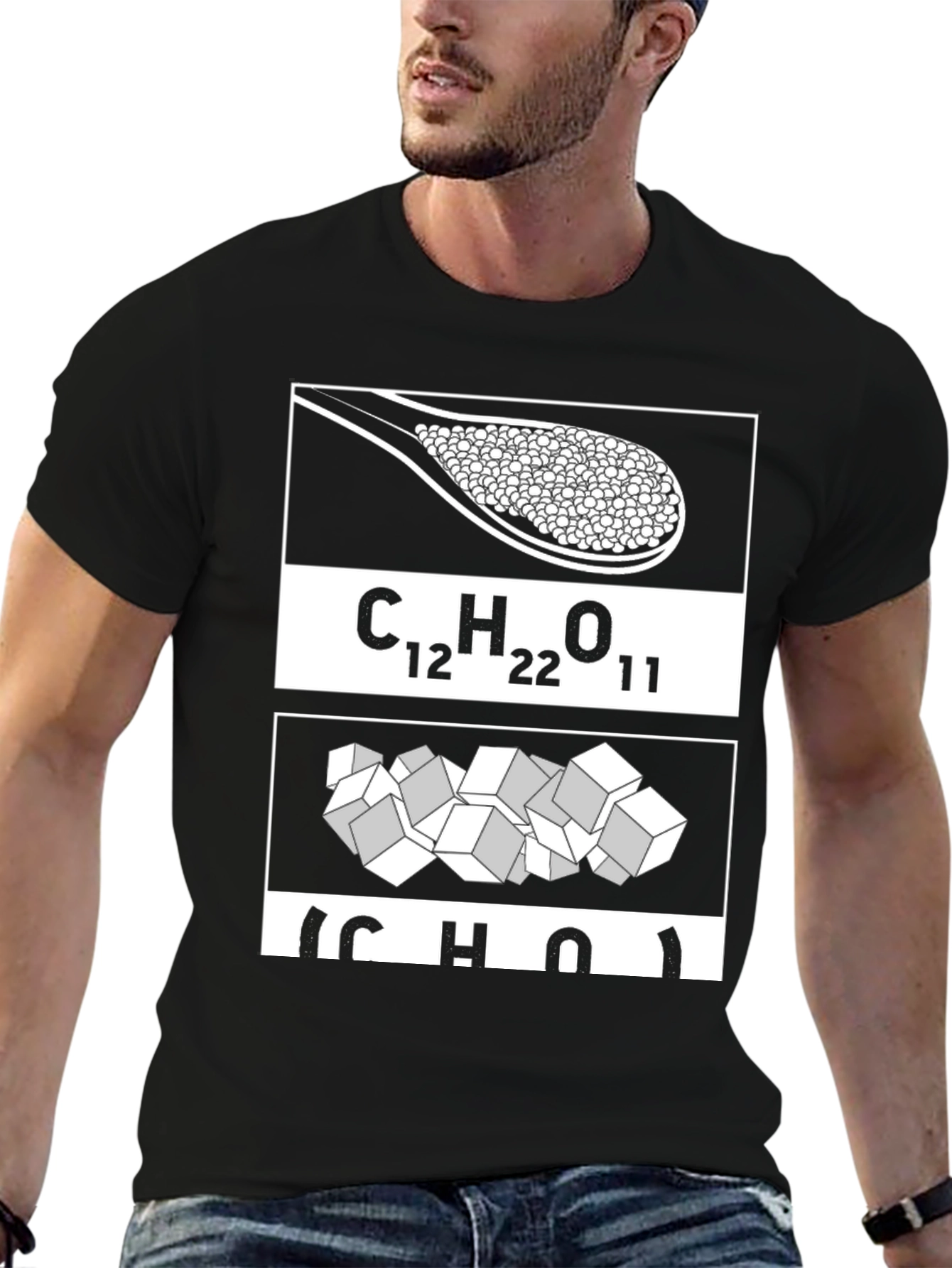 Sugar Molecule T-Shirt - Chemistry Humor Tee