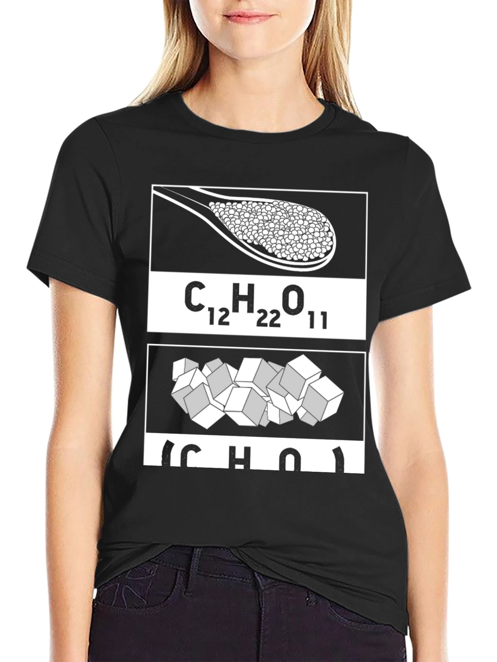 Sugar Molecule T-Shirt - Chemistry Humor Tee