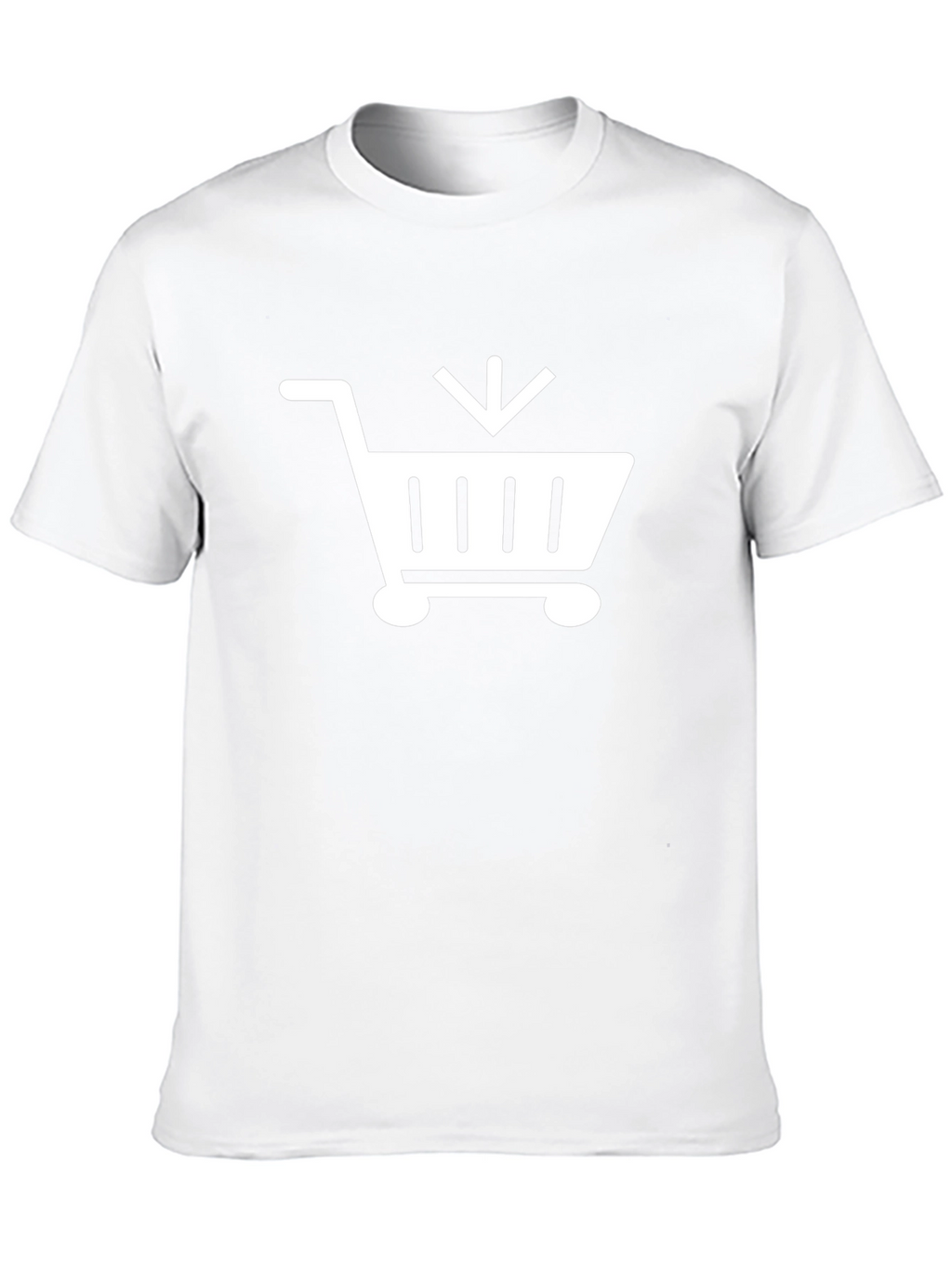 Black Shopping Cart T-Shirt