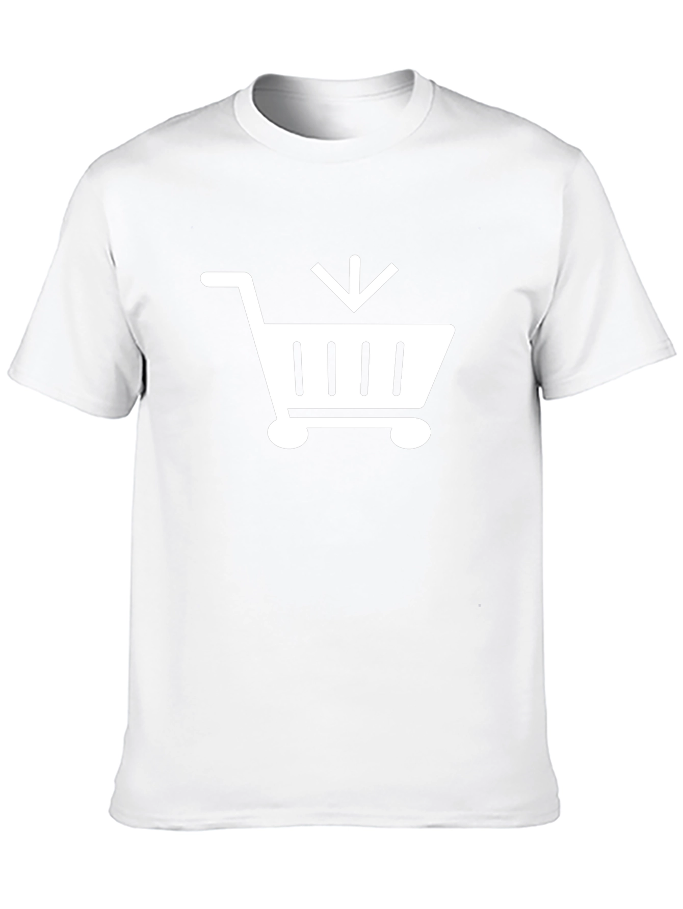 Black Shopping Cart T-Shirt