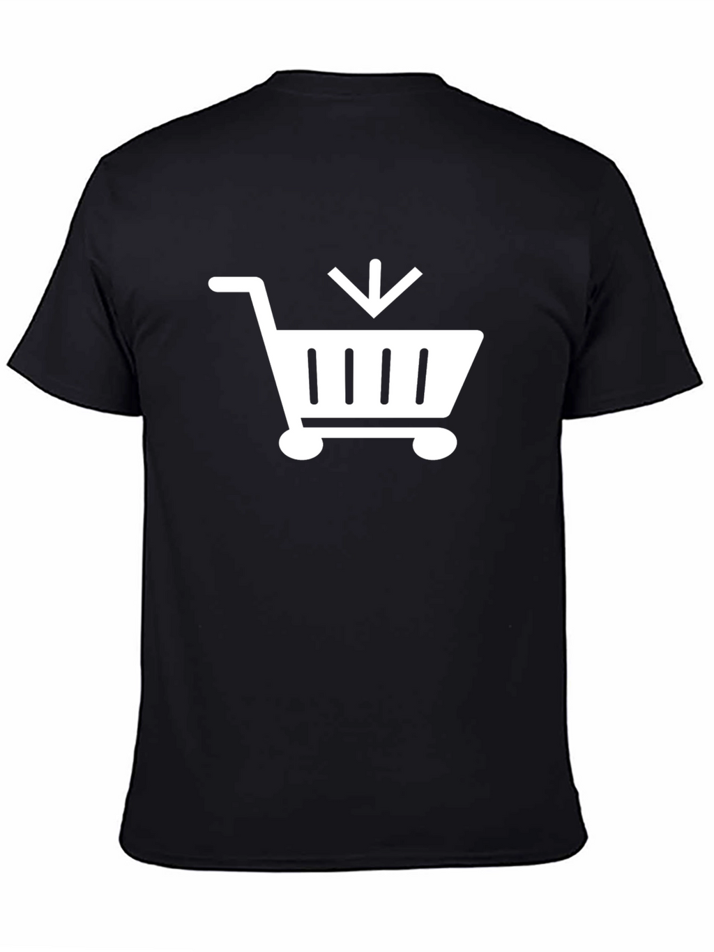 Black Shopping Cart T-Shirt