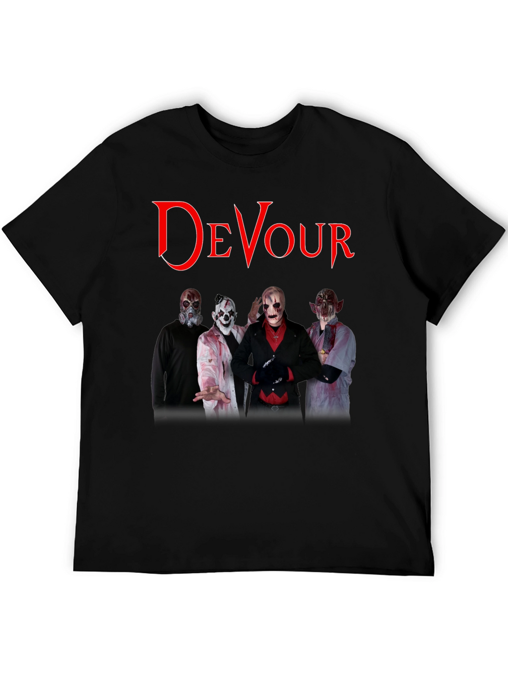 Devour Band T-Shirt - Black Graphic Tee