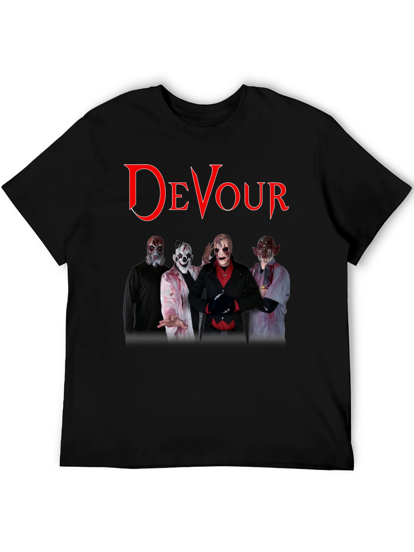 Devour Band T-Shirt - Black Graphic Tee