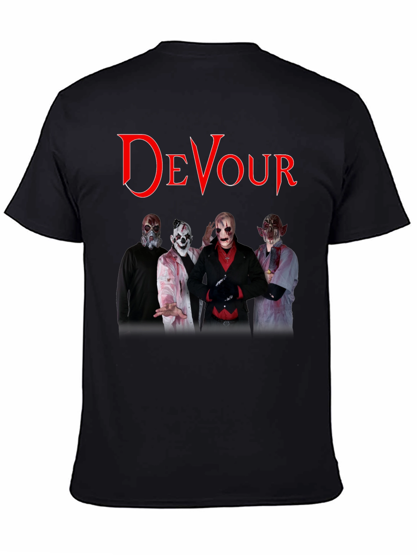 Devour Band T-Shirt - Black Graphic Tee