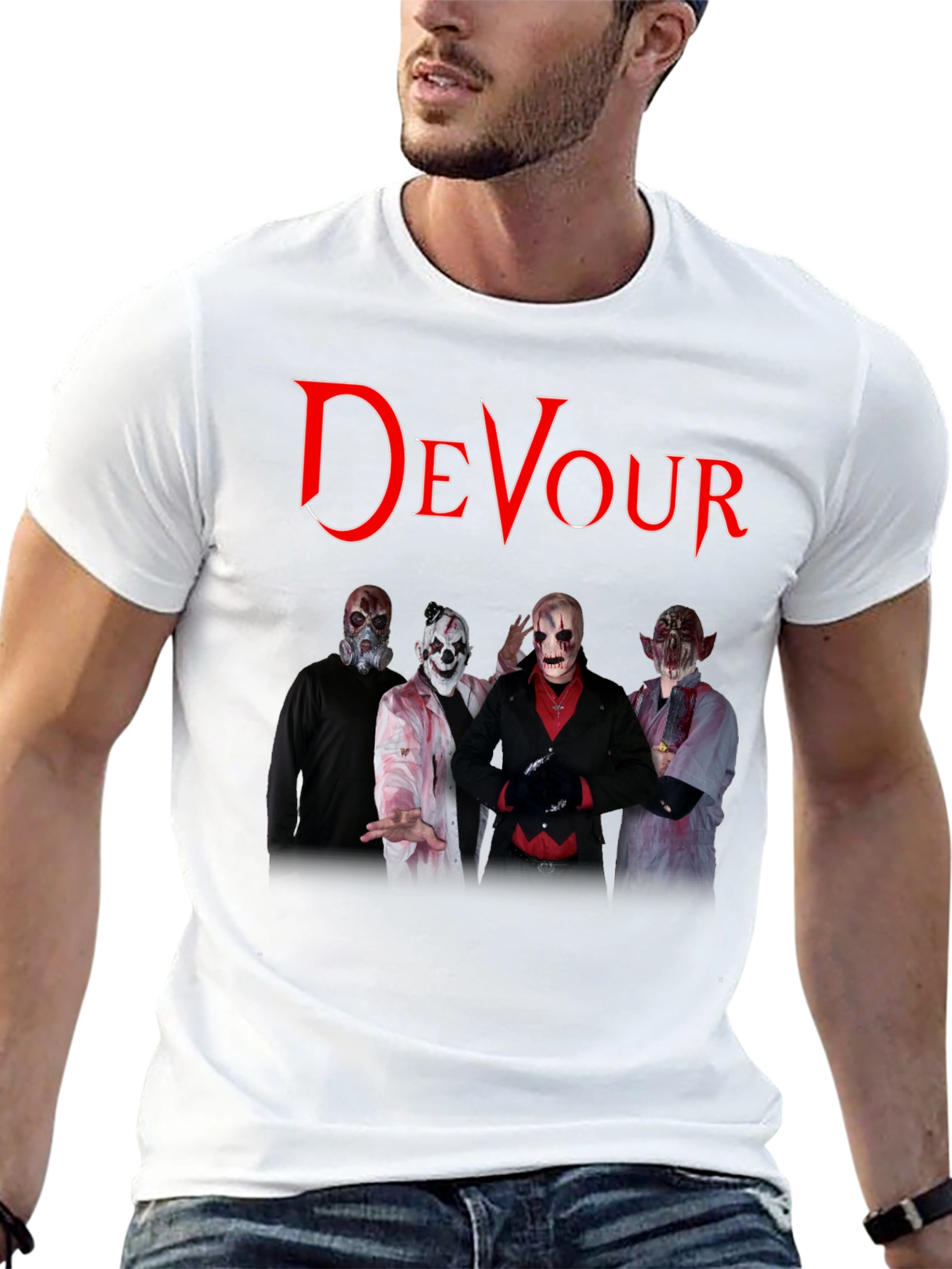 Devour Band T-Shirt - Black Graphic Tee