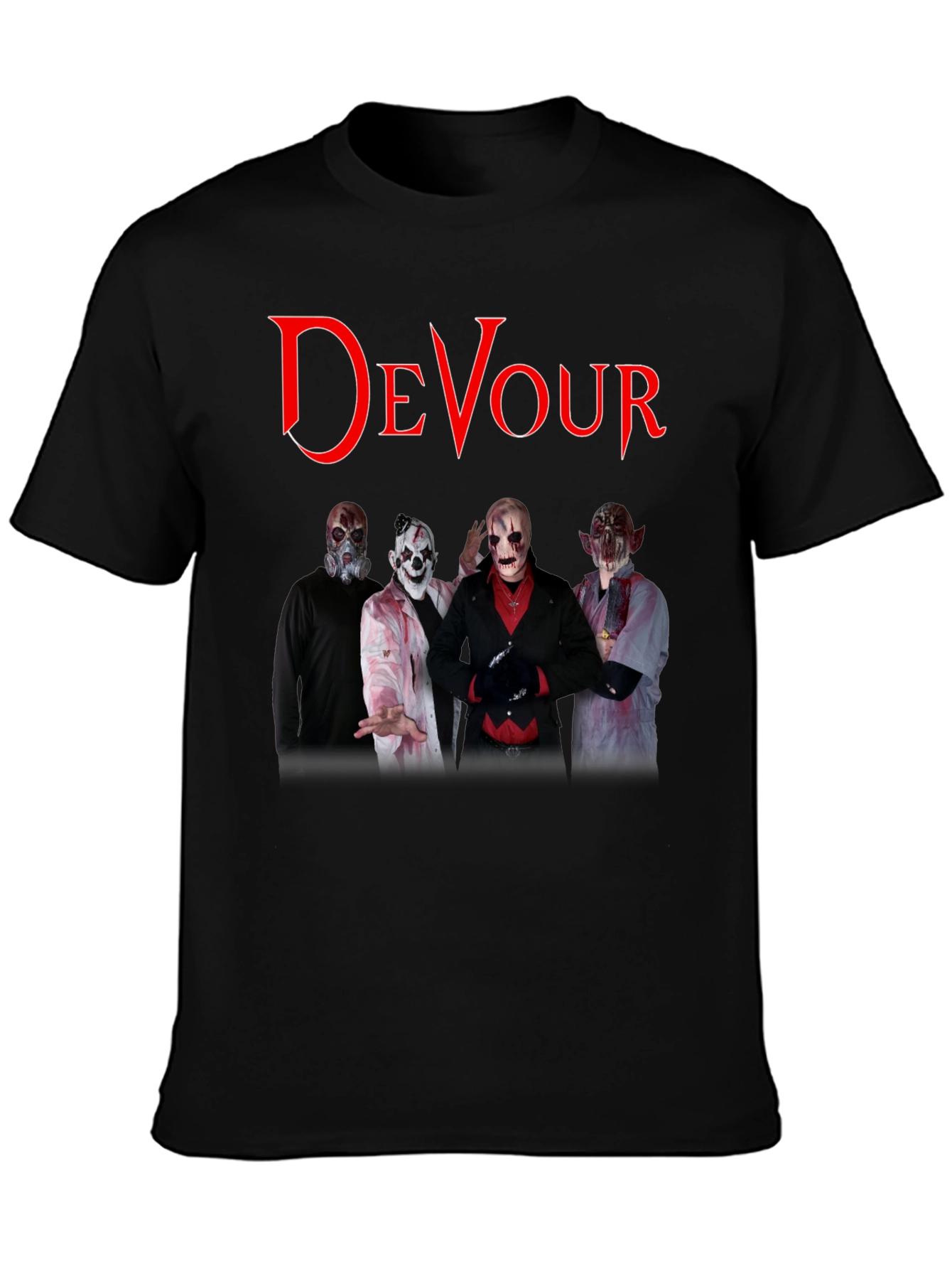 Devour Band T-Shirt - Black Graphic Tee