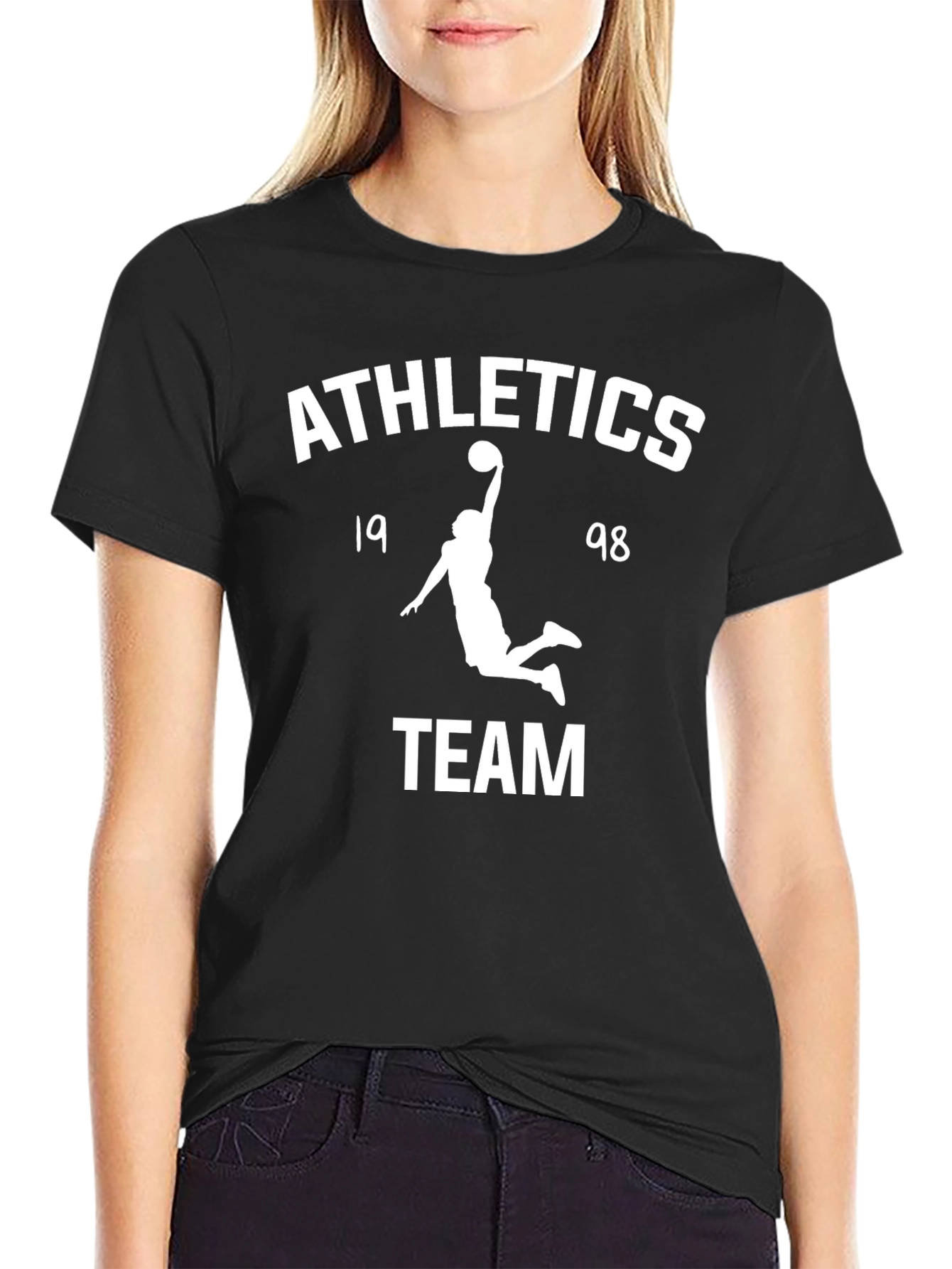 Athletics Team Black Graphic Tee