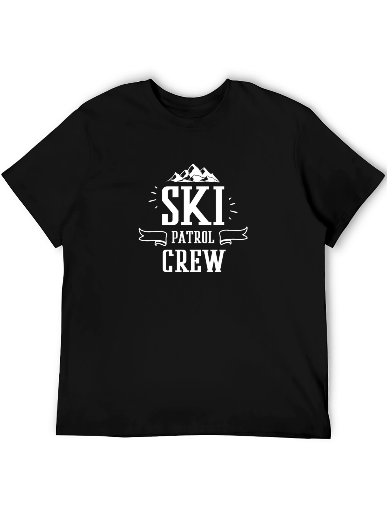Ski Patrol Crew T-Shirt - Mountain Graphic