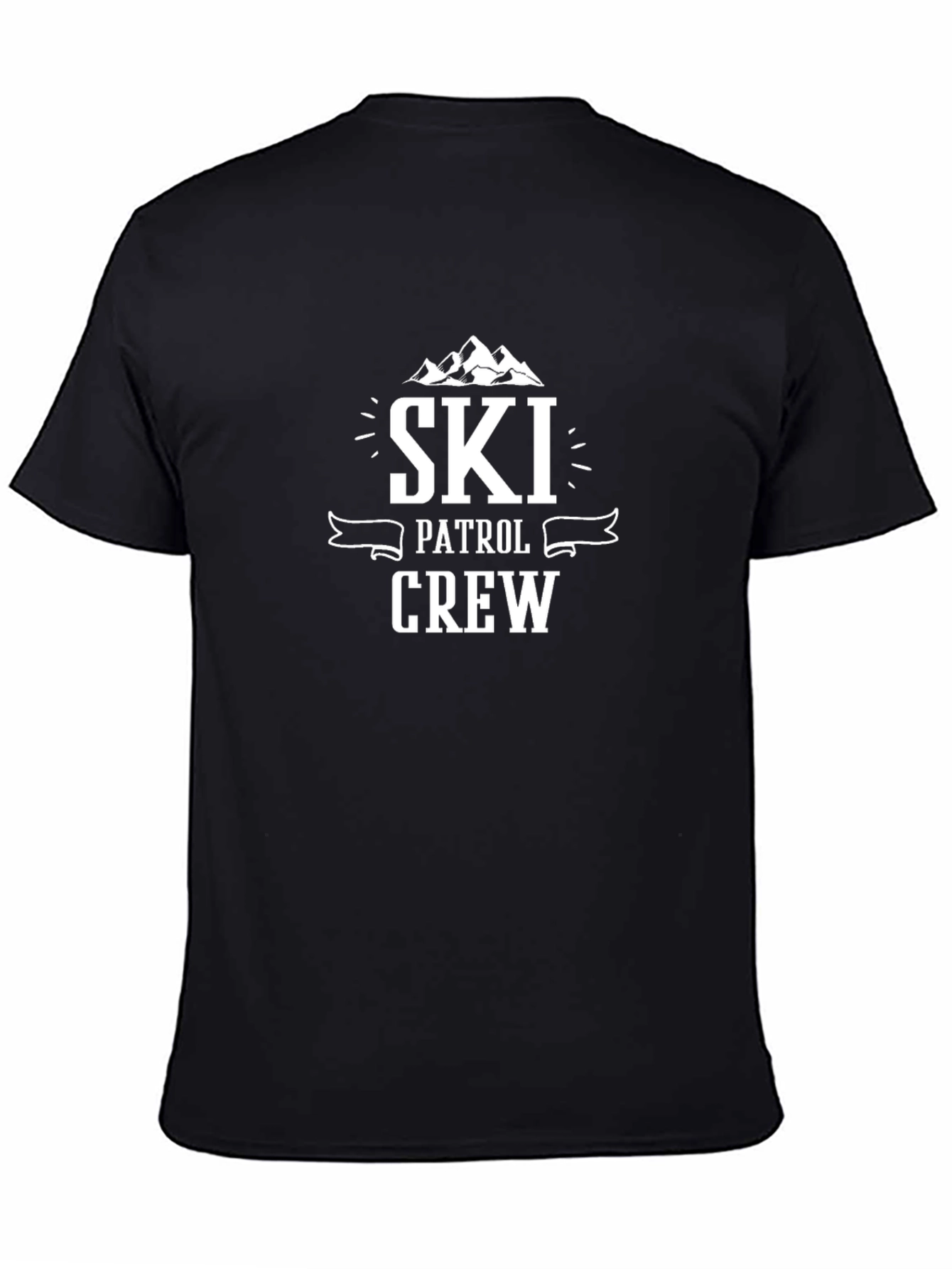 Ski Patrol Crew T-Shirt - Mountain Graphic