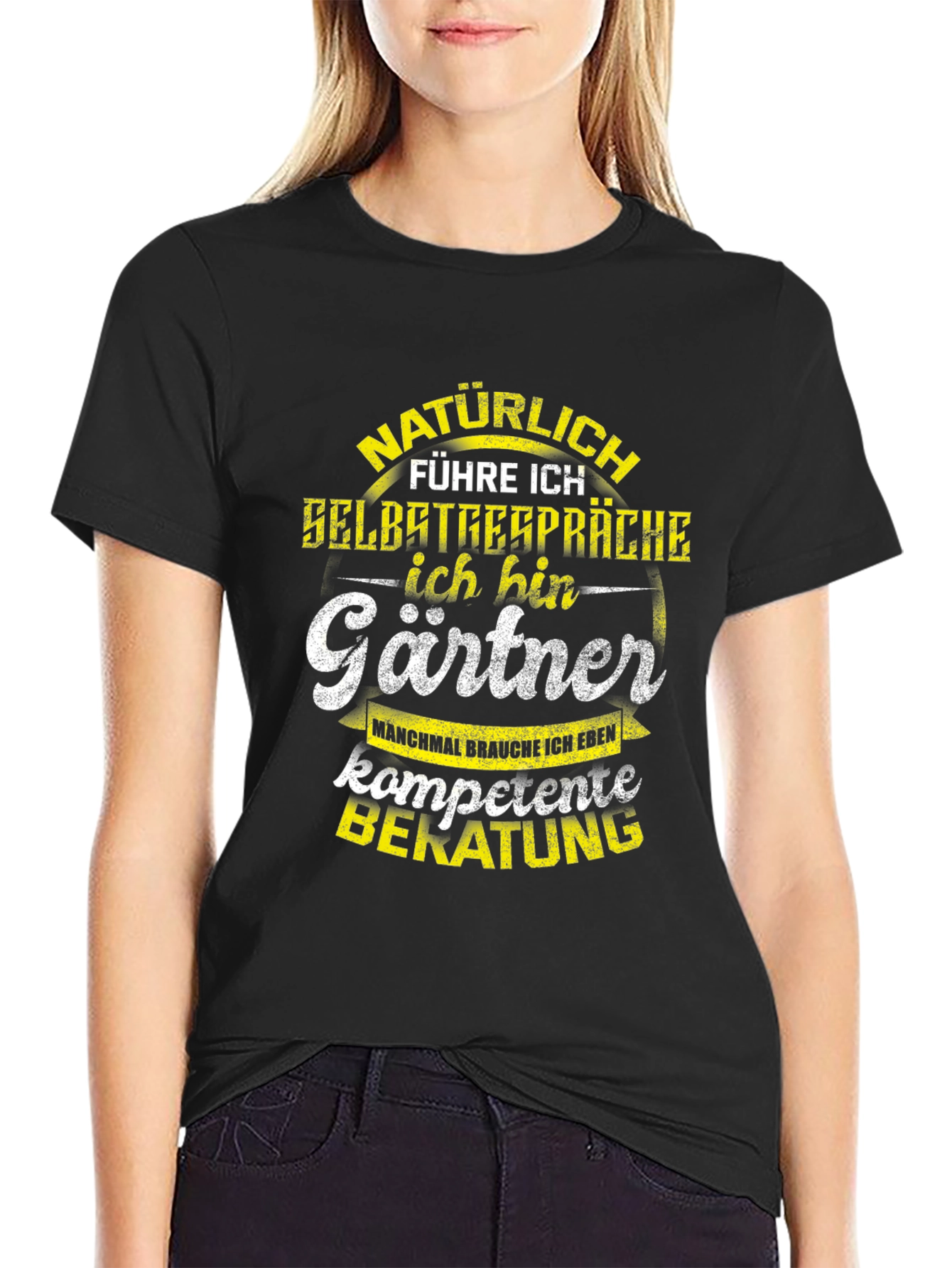 Gardener Humor T-Shirt - Naturally I Talk to Myself!