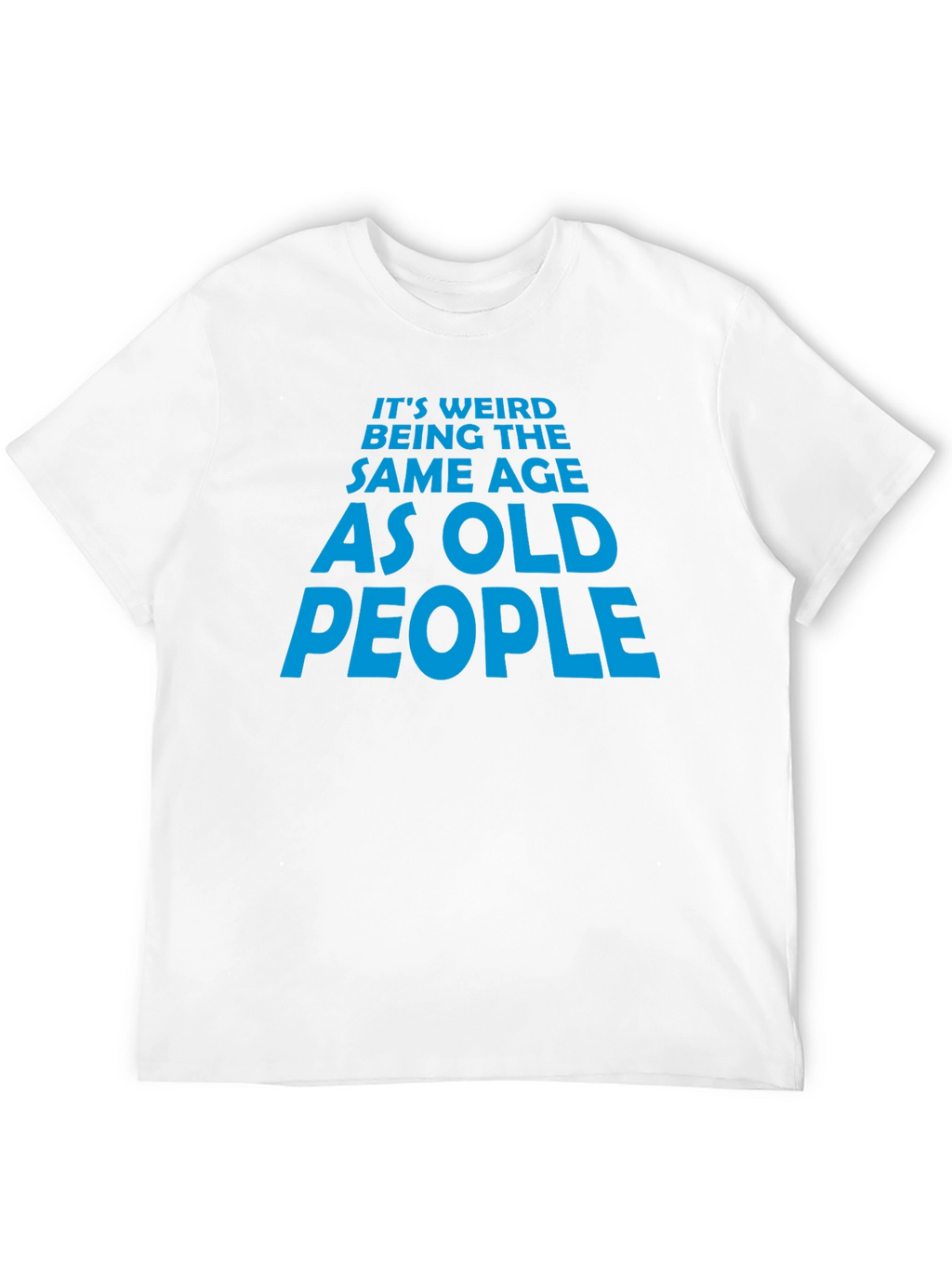 Funny Old People Graphic Tee - Black Cotton T-Shirt