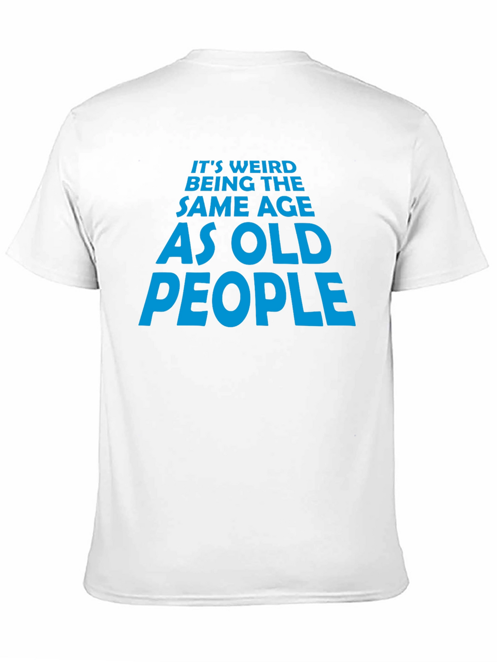 Funny Old People Graphic Tee - Black Cotton T-Shirt