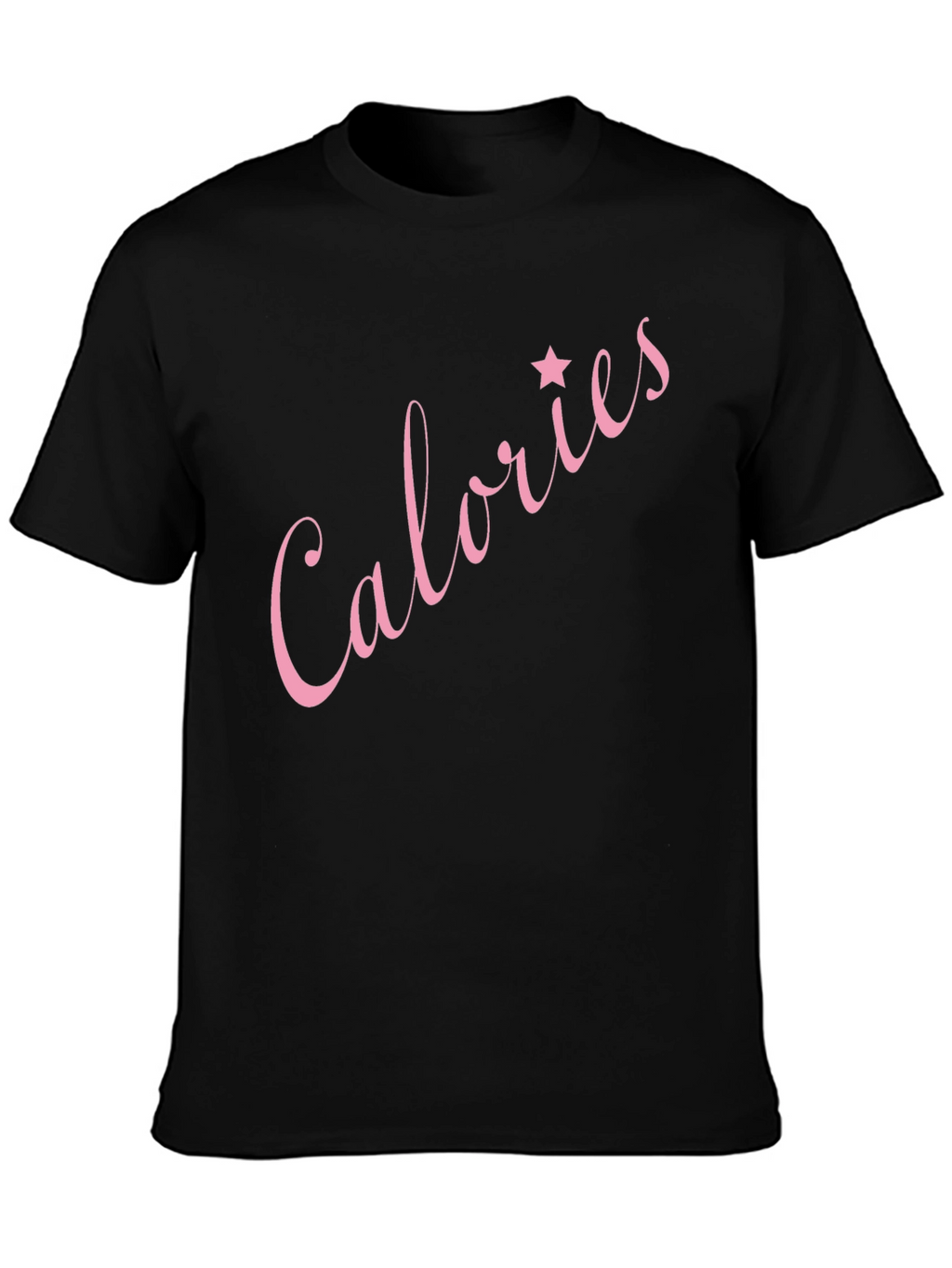 Calories Star Graphic Black T-Shirt