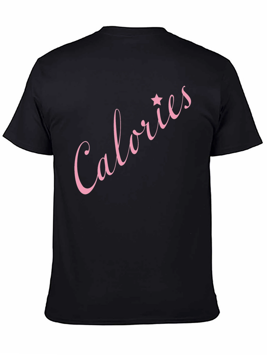 Calories Star Graphic Black T-Shirt