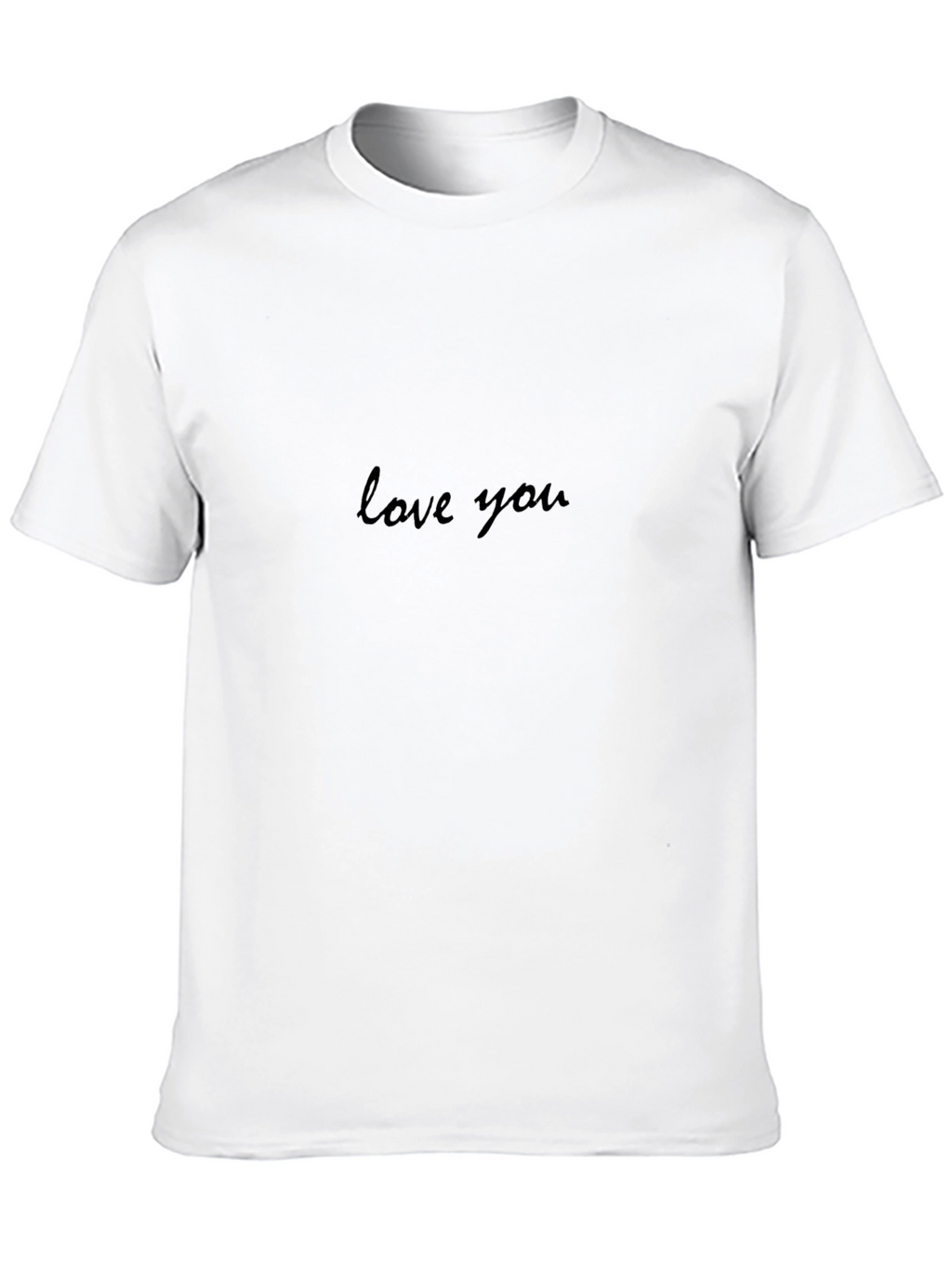 Love You Black Tee - Casual Style