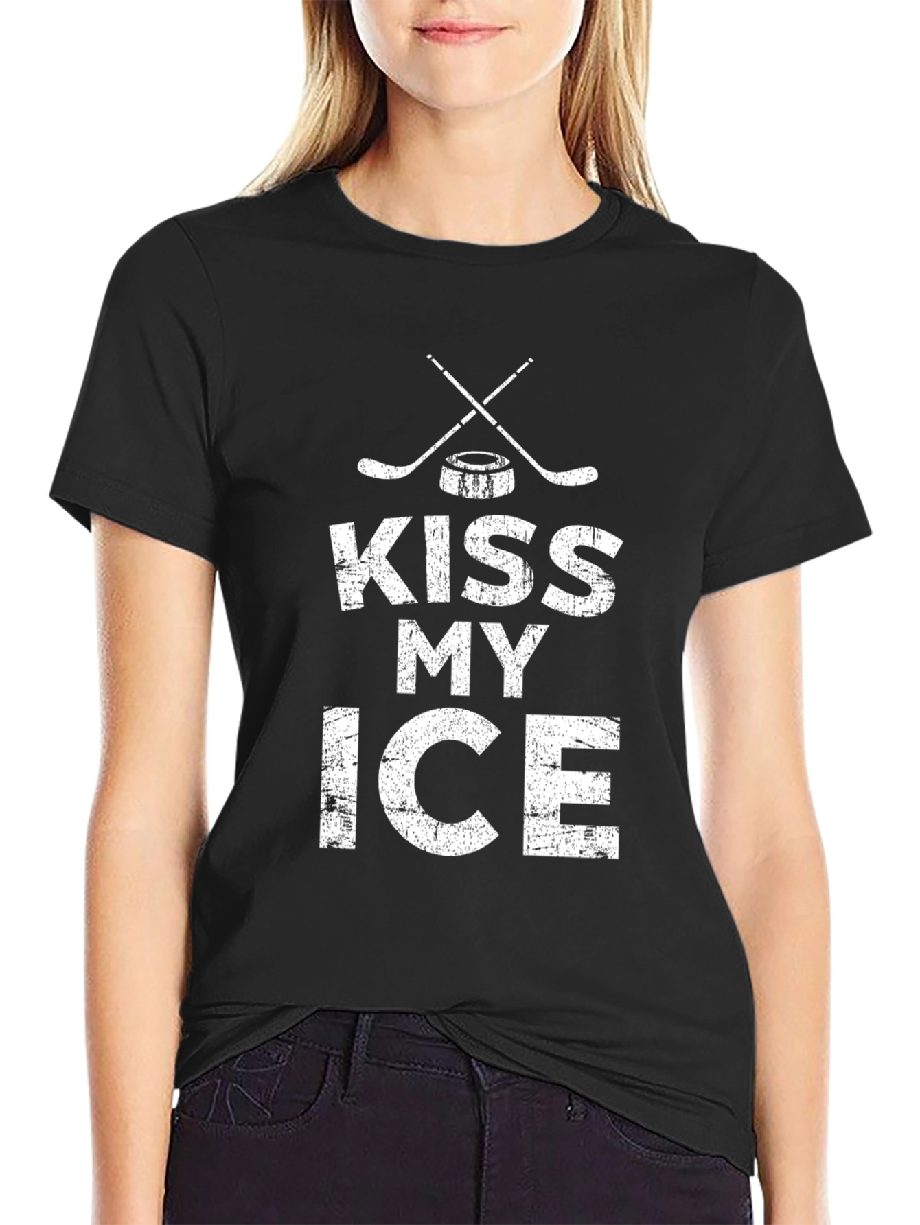 Kiss My Ice Hockey T-Shirt