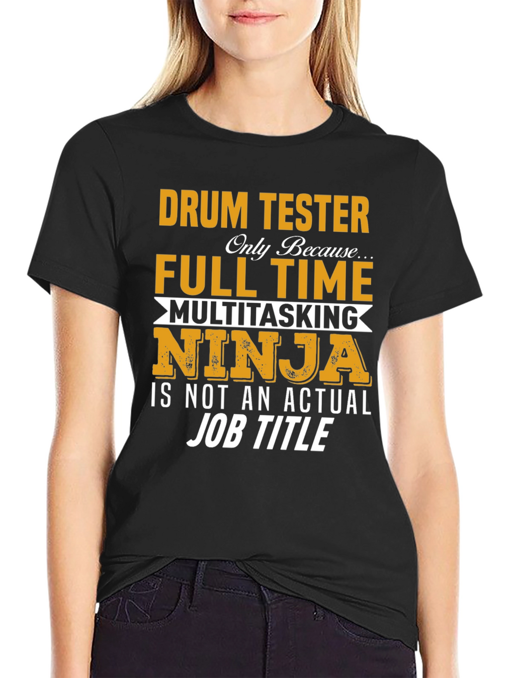 Drum Tester Full Time Ninja T-Shirt