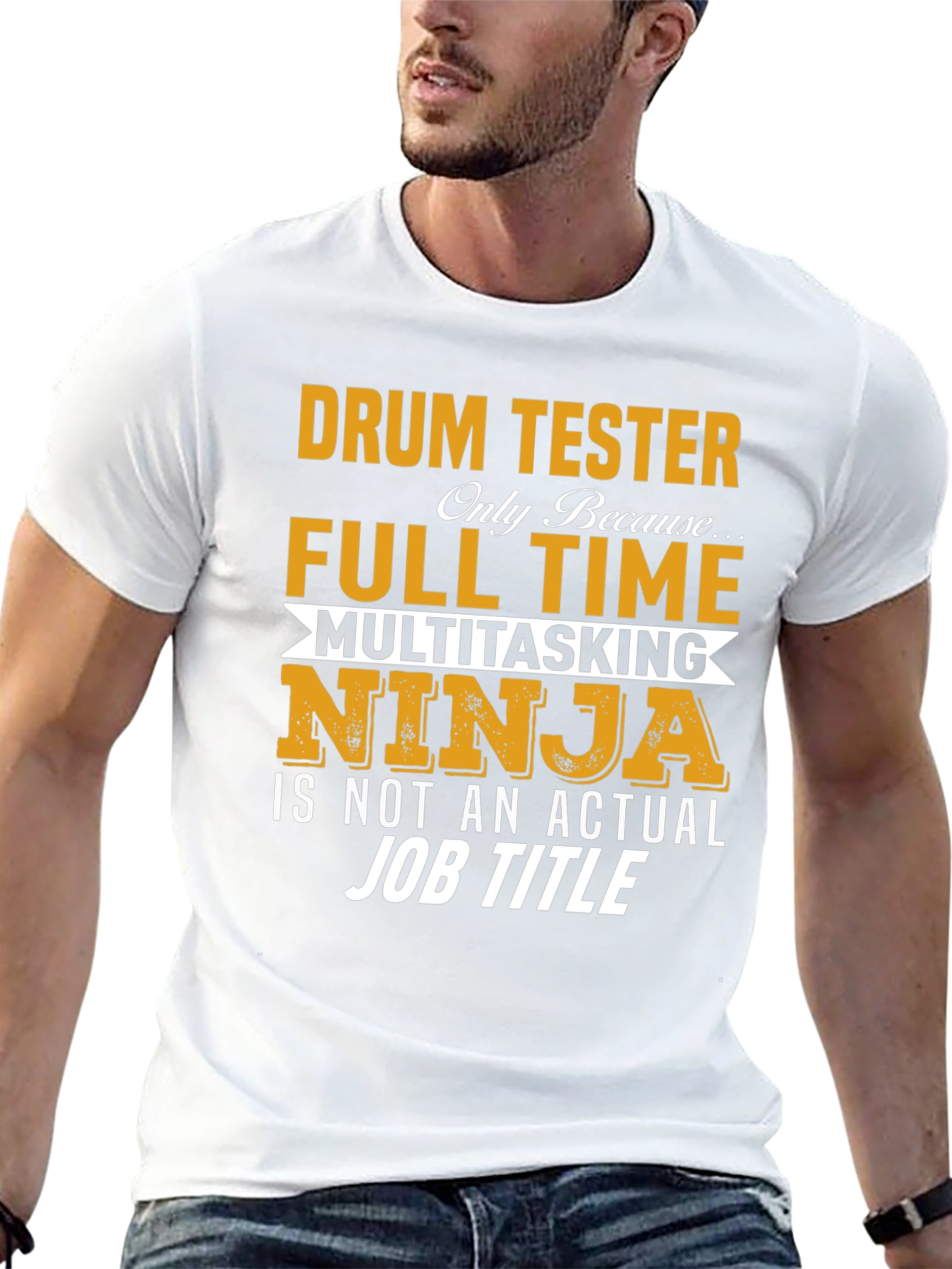 Drum Tester Full Time Ninja T-Shirt