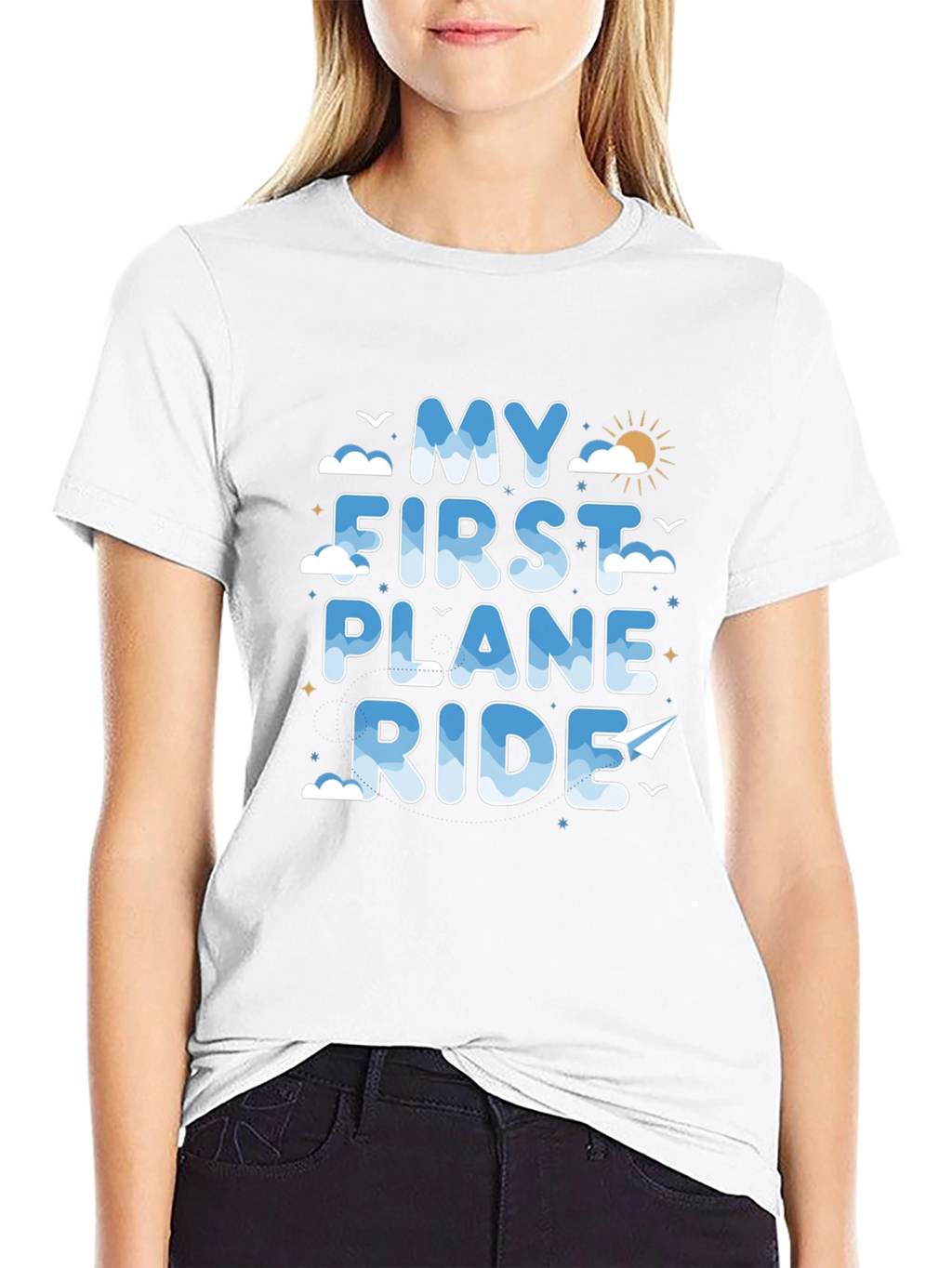 My First Plane Ride Graphic T-Shirt