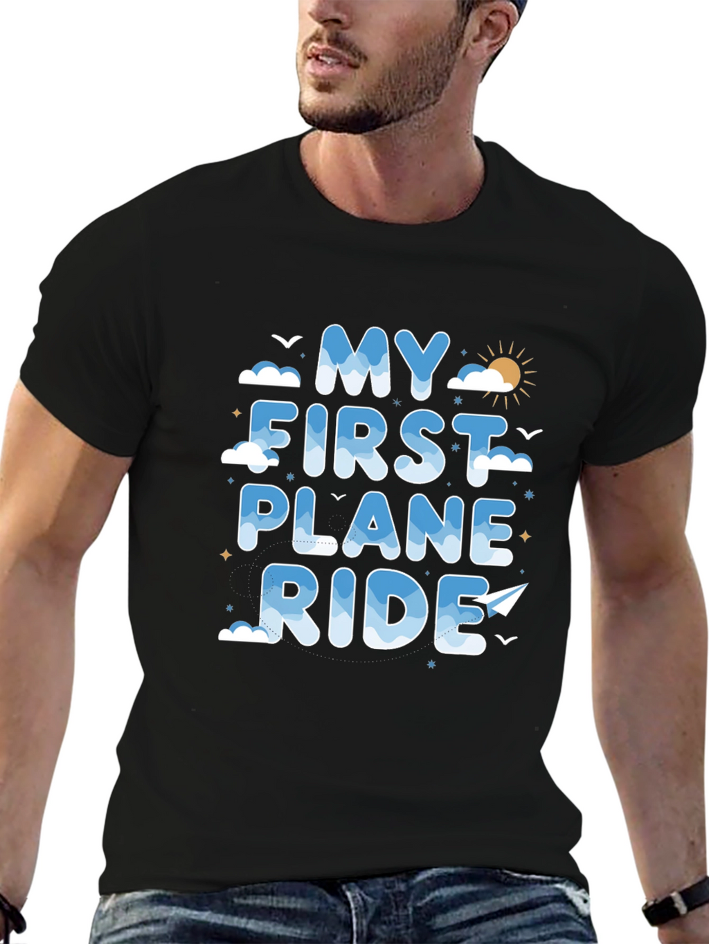 My First Plane Ride Graphic T-Shirt