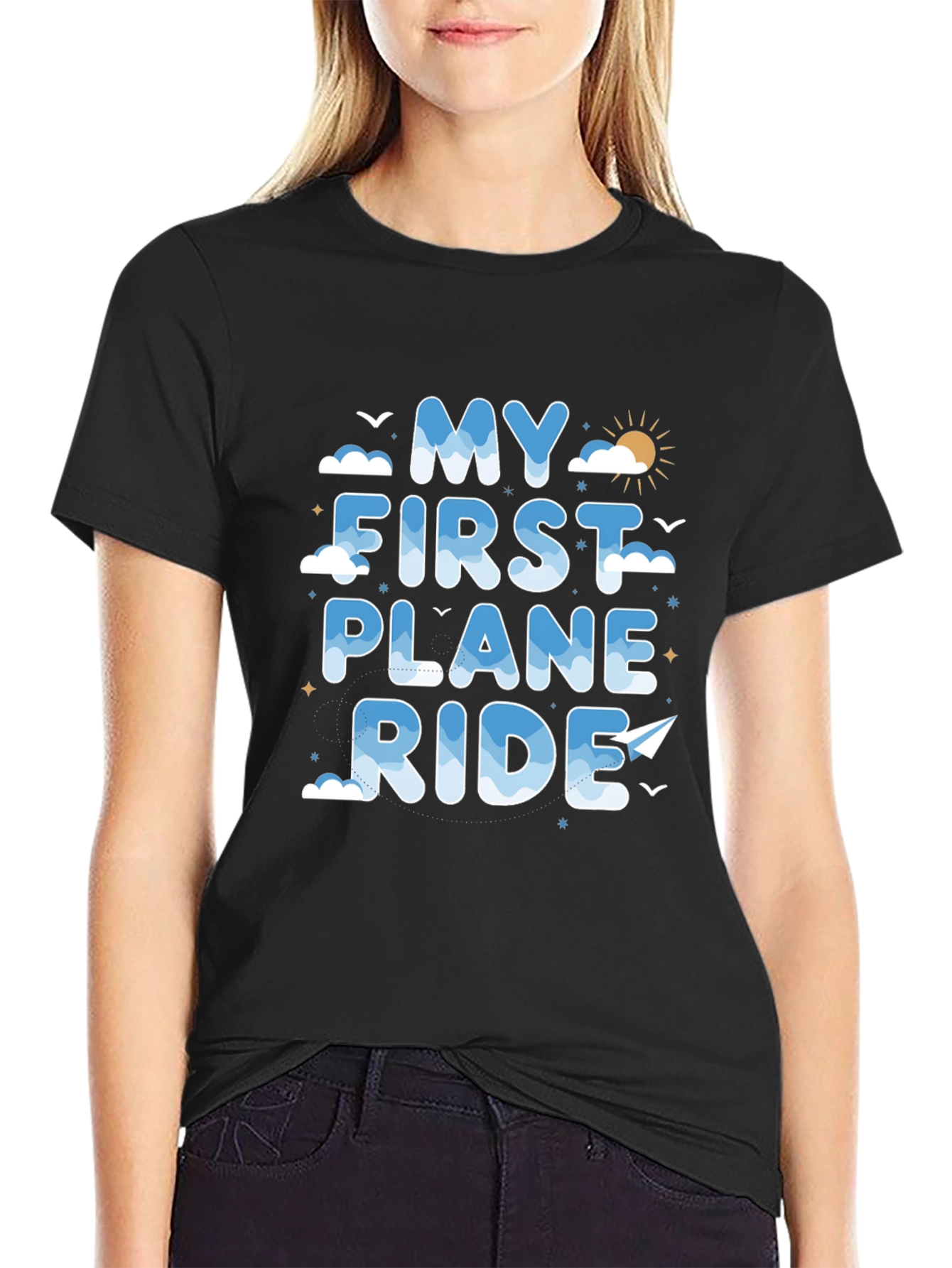 My First Plane Ride Graphic T-Shirt