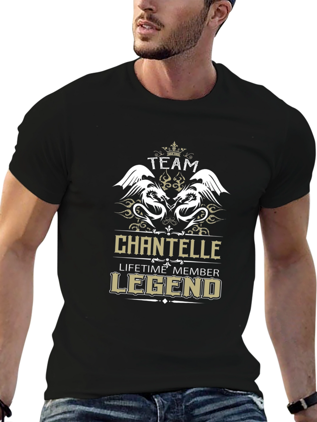 Chantelle Team Legend Black Graphic T-Shirt