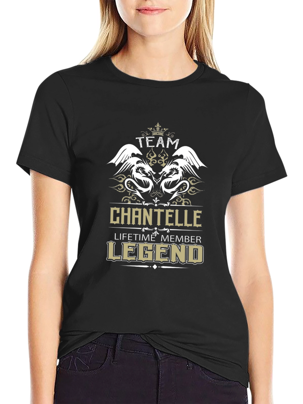 Chantelle Team Legend Black Graphic T-Shirt