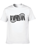 Badminton Graphic T-Shirt - Sporty Casual Tee