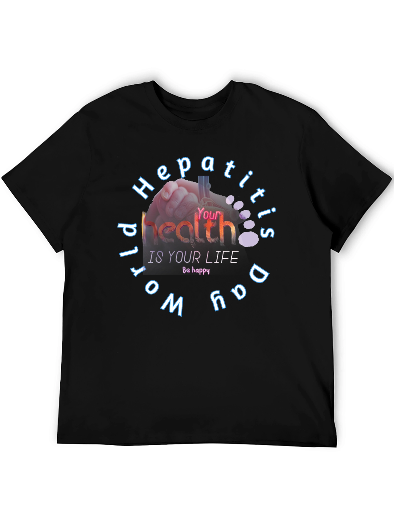 Hepatitis Awareness Graphic Tee - World Hepatitis Day T-Shirt