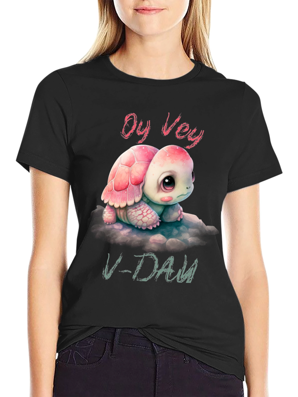 Oy Vey V-Day Turtle T-Shirt