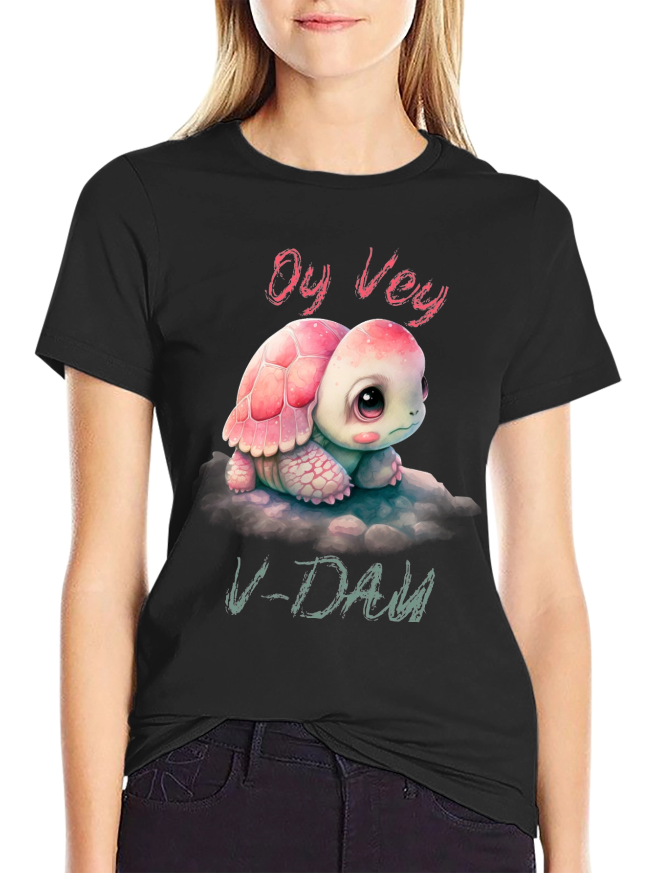 Oy Vey V-Day Turtle T-Shirt