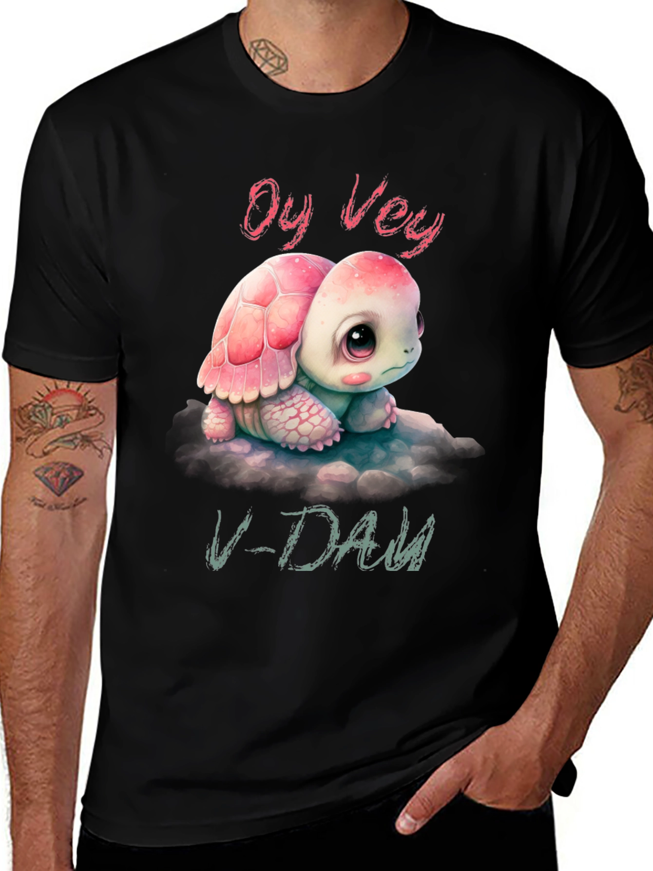 Oy Vey V-Day Turtle T-Shirt