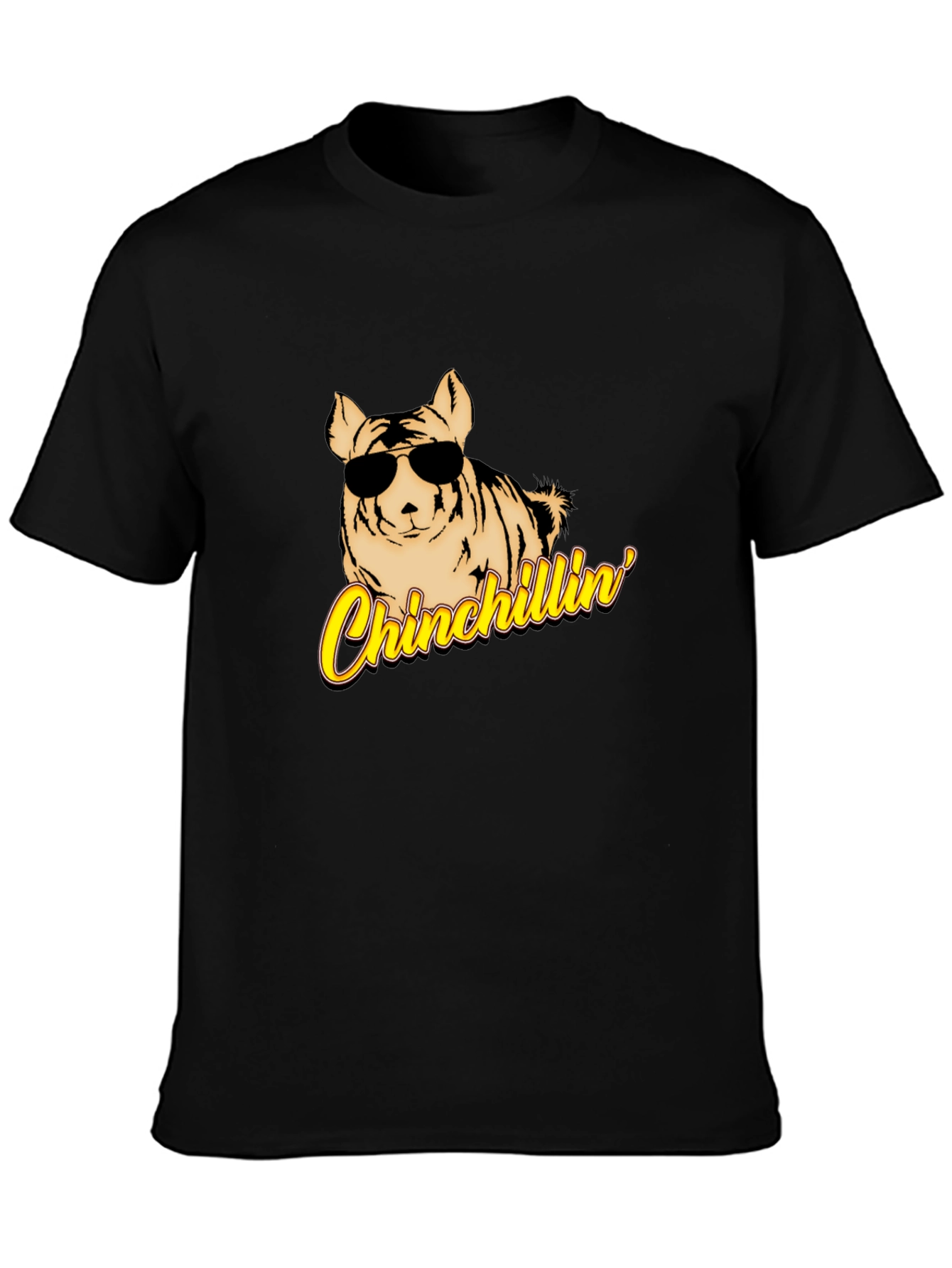 Chinchillin Graphic Tee - Cool Chinchilla Shirt