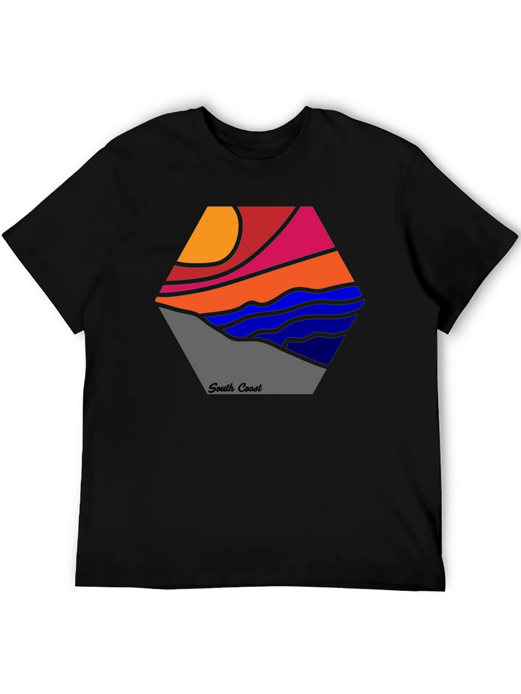 South Coast Graphic Tee - Stylish Cotton Blend Shirt