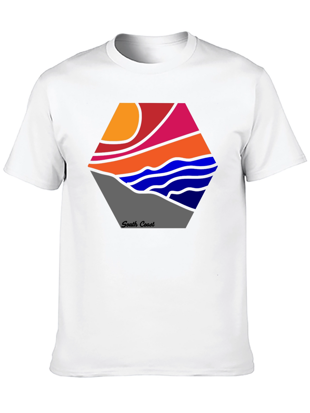 South Coast Graphic Tee - Stylish Cotton Blend Shirt