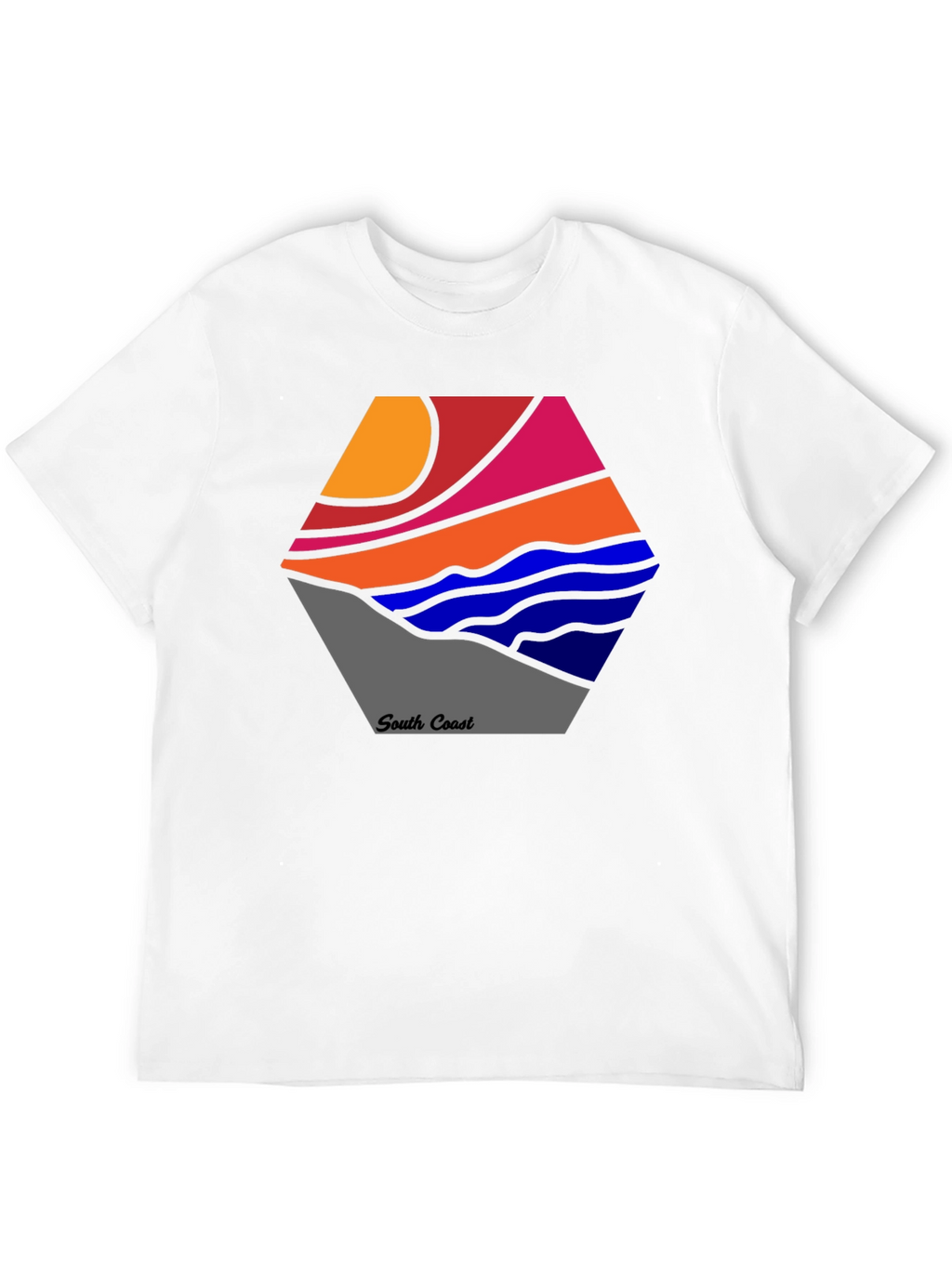 South Coast Graphic Tee - Stylish Cotton Blend Shirt