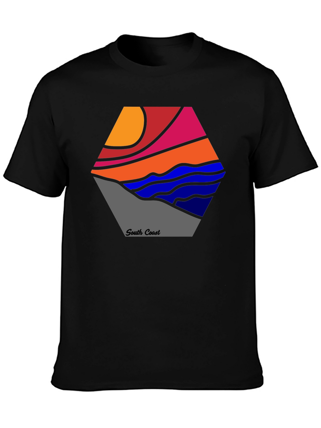 South Coast Graphic Tee - Stylish Cotton Blend Shirt