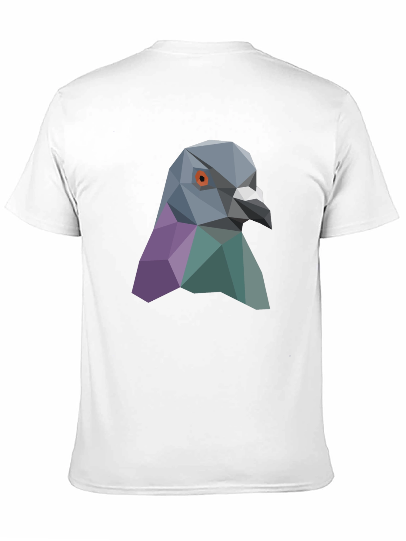 Geometric Pigeon Graphic Tee - Stylish Streetwear